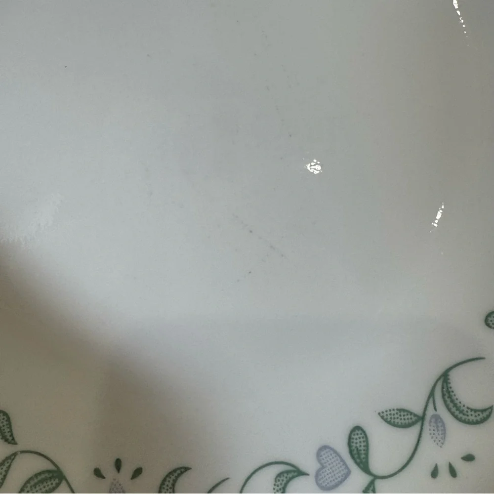 Corelle Country Cottage 6.75” Wide Dessert Bread & Butter Plates Set of 4 USA